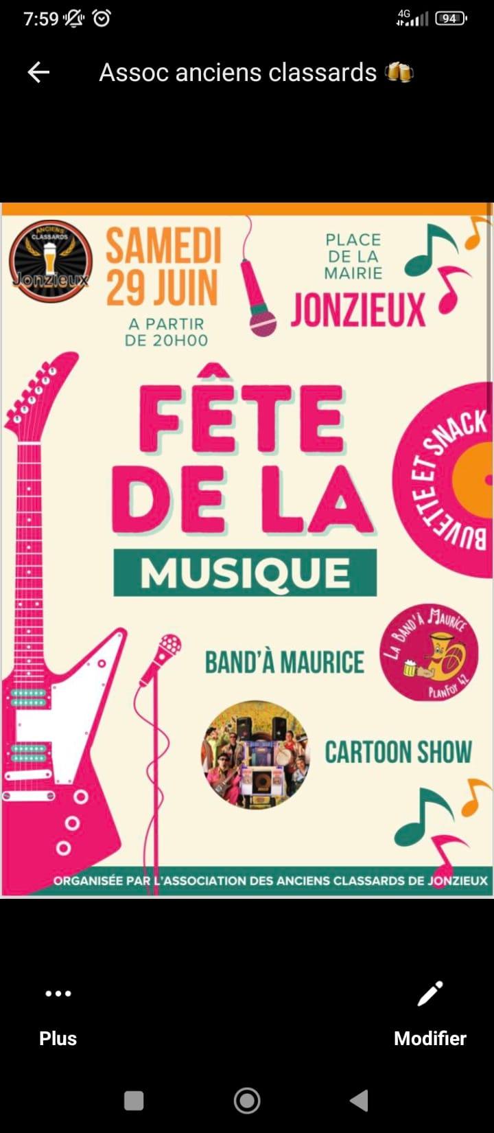 Fete musique jonzieux